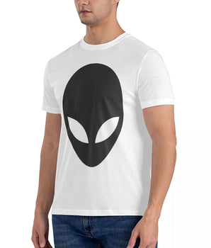 Area 51 T Shirts for Men Cotton Creative T-Shirt Round Collar Alien Tees Short Sleeve Tops Unique