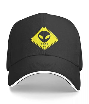 Area 51 Baseball Cap Spring Alien UFO