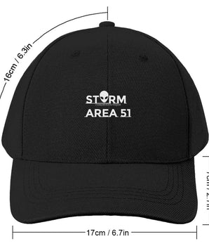 Storm Area 51 Baseball Cap Icon Luxury Brand Sports Cap Men Caps Women's