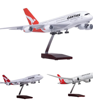 1/150 Scale Airplane A380/B747/B787 Boeing QANTAS Airline Model