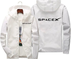 2024 New SpaceX Space X Logo Hoodies Printing Casual Spring and Autumn Protective Racing Suits Sport Zipper Jacket Coats