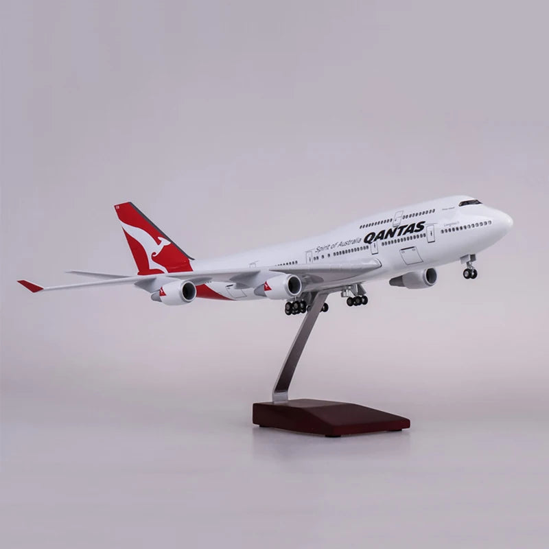1/150 Scale Airplane A380/B747/B787 Boeing QANTAS Airline Model Diecast Resin Plane Aircraft Display Toys Collection Gifts Fans